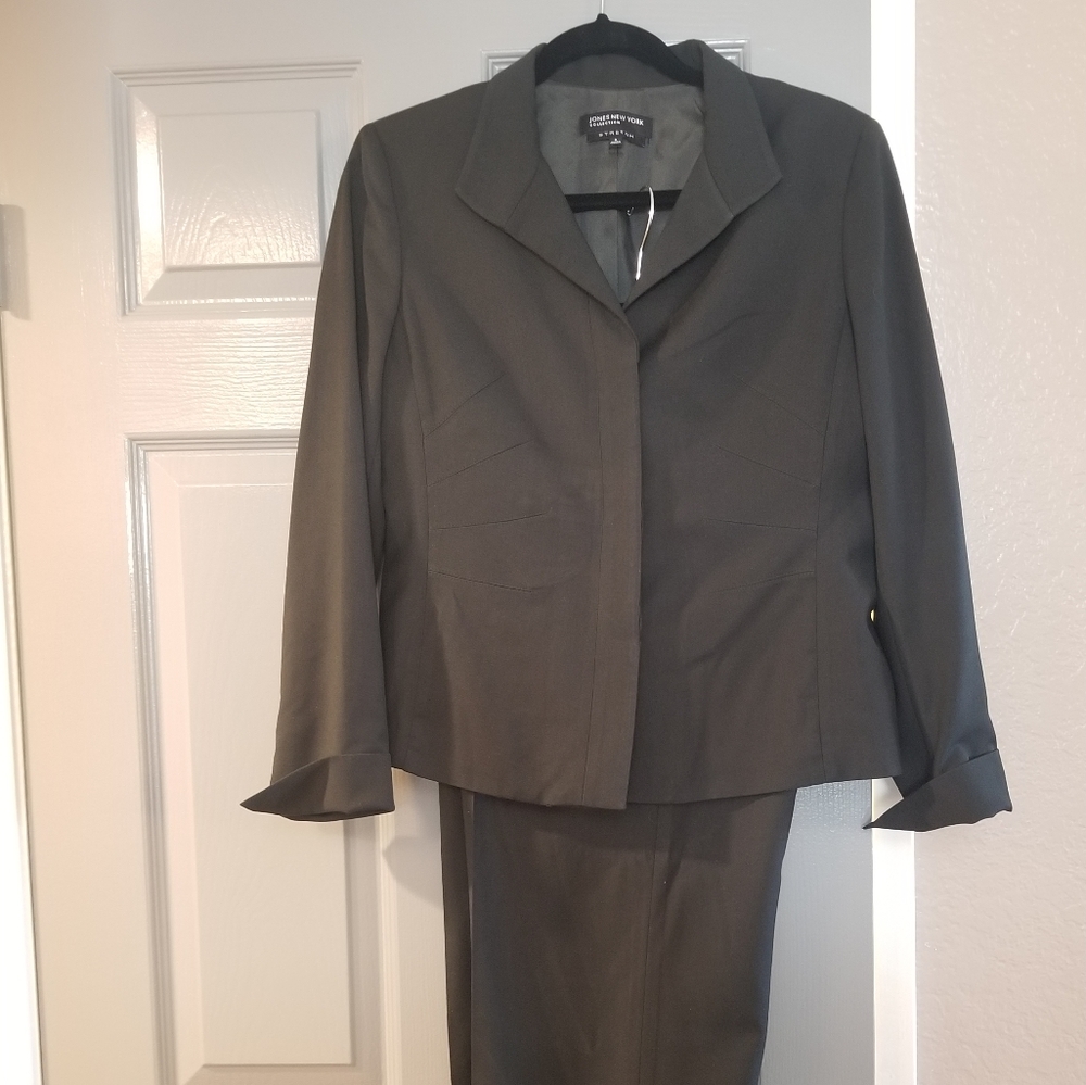 Jones New York Collection Stretch Black Blazer